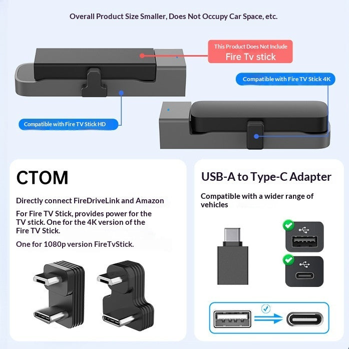 Adaptateur HDMI compatible avec Amazon Fire TV StickEX-STOCK Canada