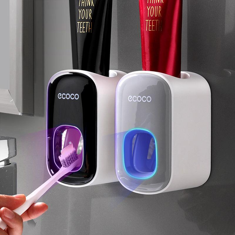 Porte-pâte dentifrice automatique mural Ensemble d'accessoires de salle de bain DistributeurEX-STOCK Canada