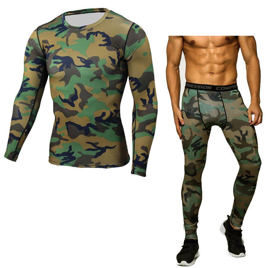 2pcs Camouflage Sport Fitness Workout Gym Outfit set - EX-STOCK Canada