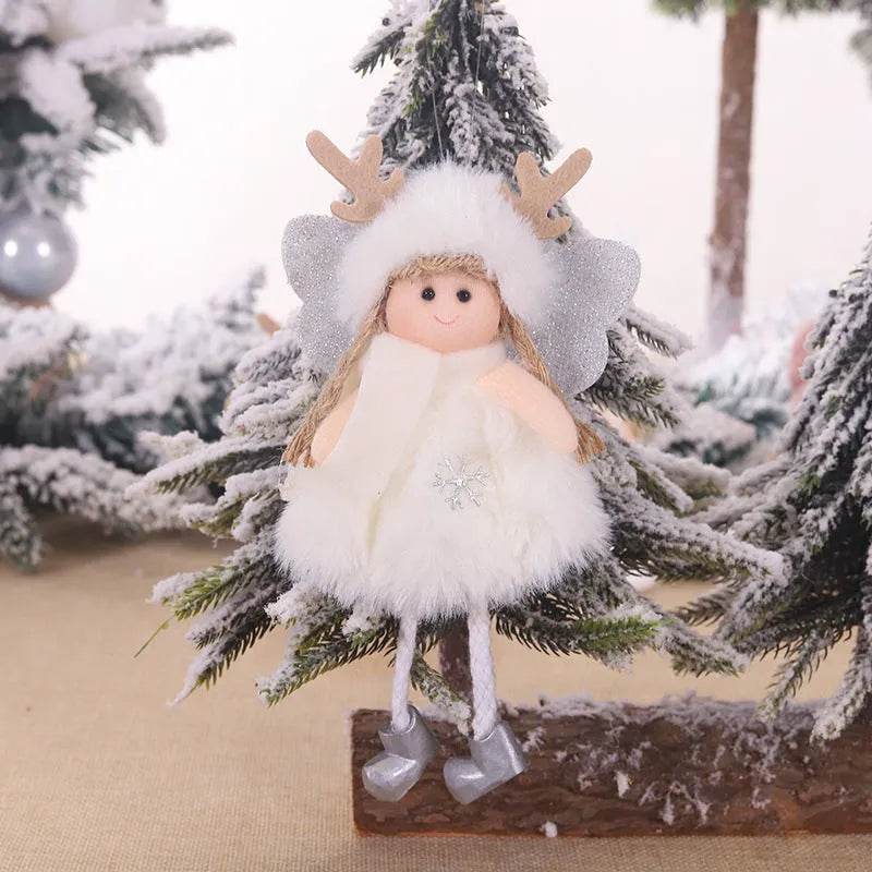 Christmas Cute Fabric Antler Plush Girl Decoration Ornaments - EX-STOCK Canada