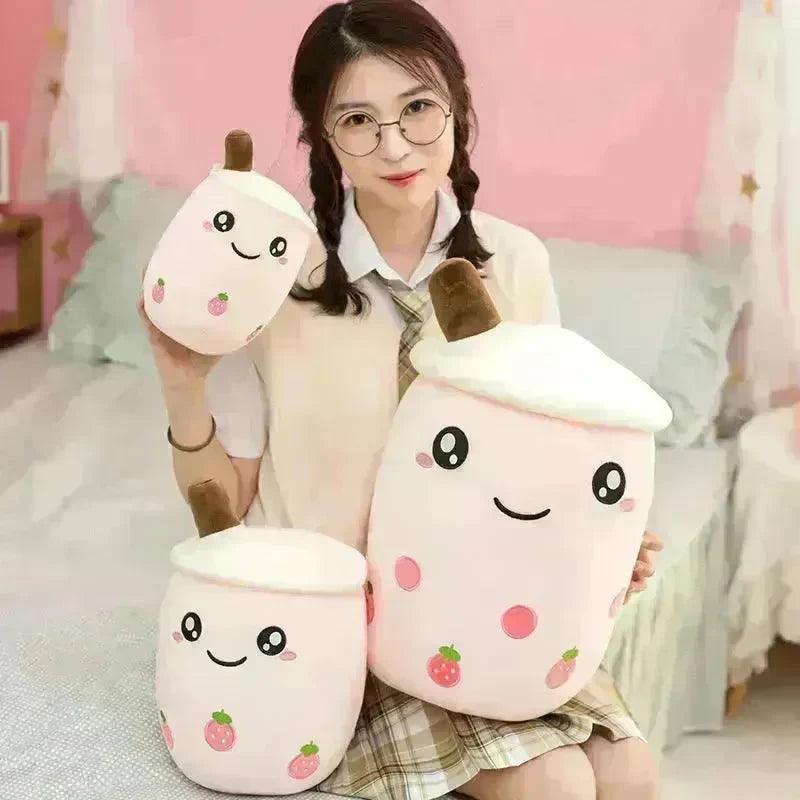 Pearl Milk Tea Pillow Plush Toy