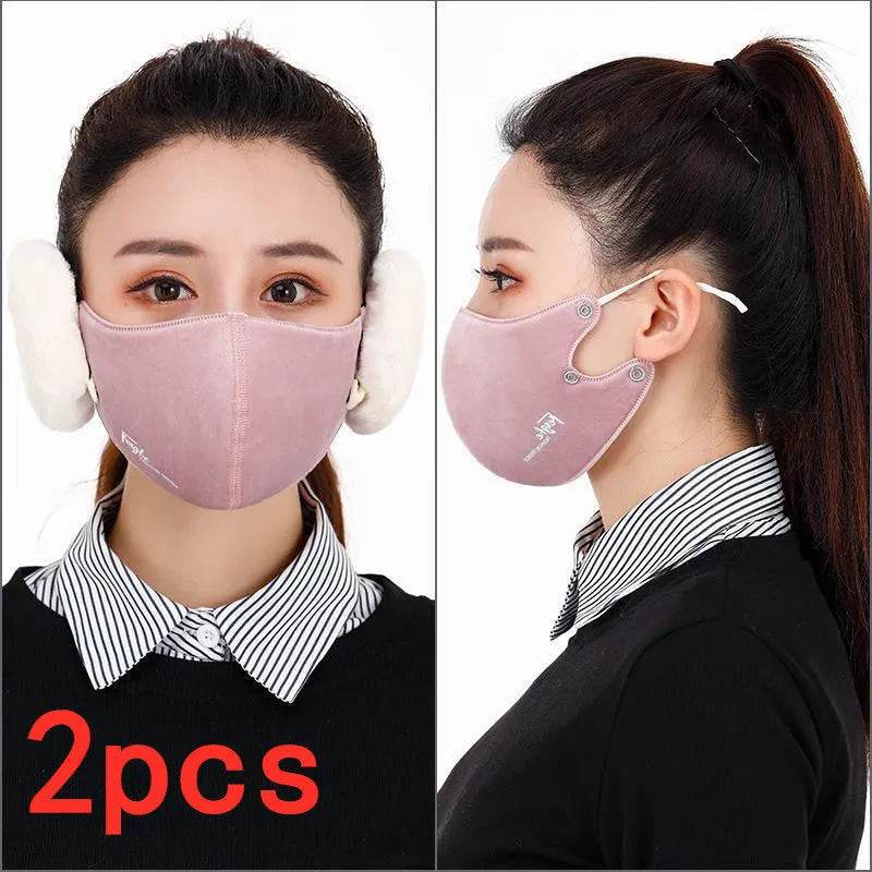 Winter detachable two-in-one warm mask earmuffs - EX-STOCK Canada