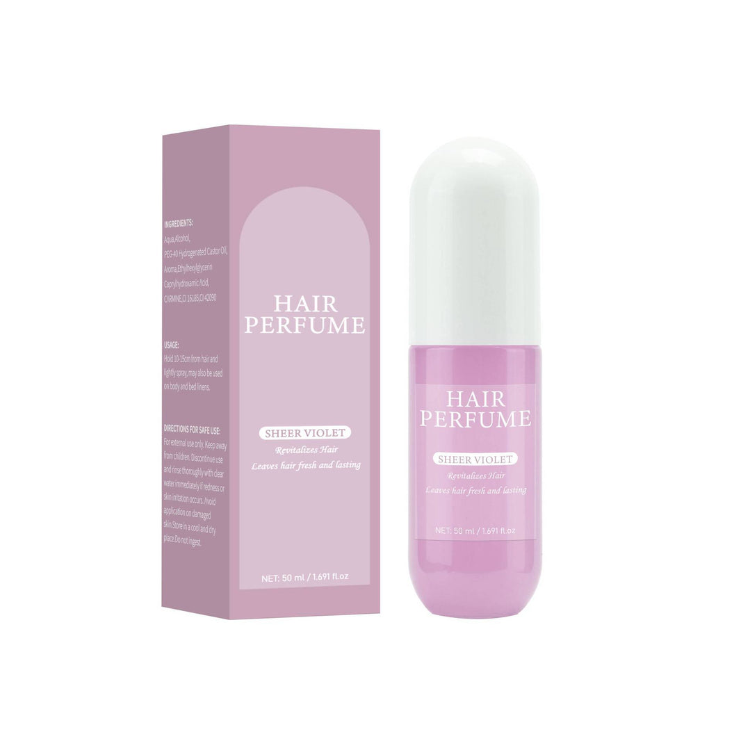 Violet Hair Care Spray Parfum 50ml Parfum Capillaire Violet Transparent - EX-STOCK Canada