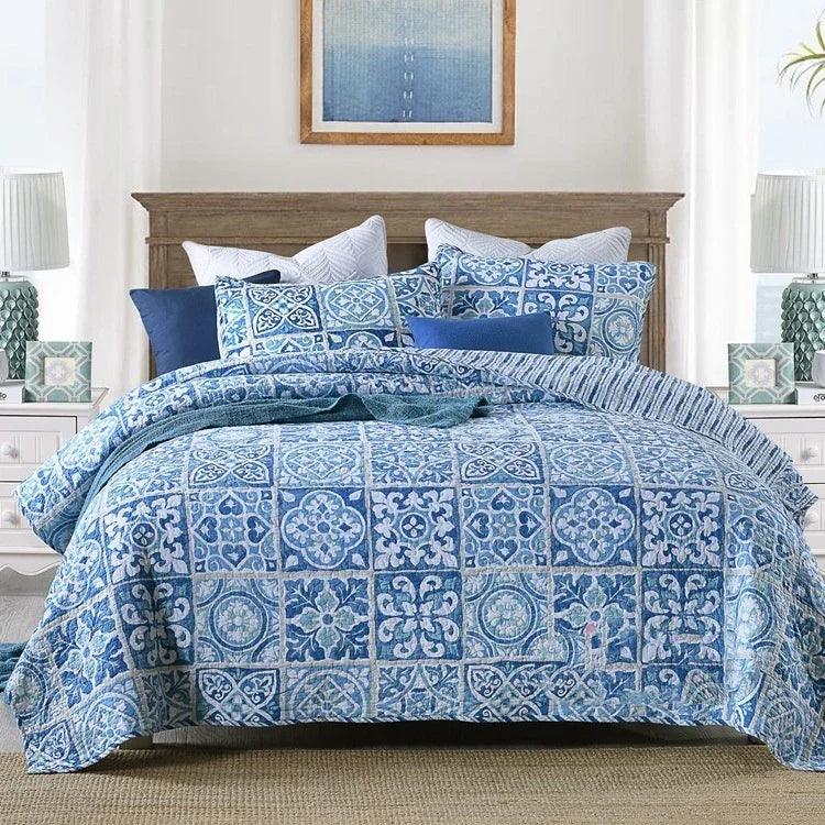Bedspread Pure Cotton Summer Cooling Duvet Airable Cover Bed Three-piece Set EX-STOCK Canada