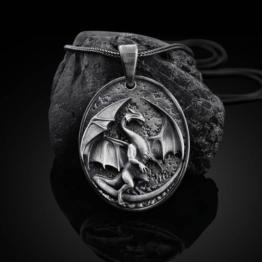 Men's Western Dragon Animal Hip Hop Pendant Necklace - EX-STOCK Canada