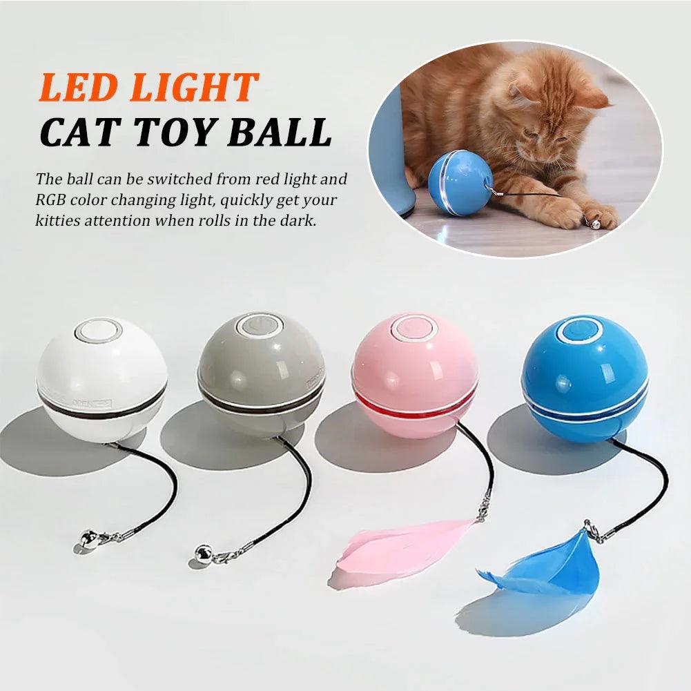 Balle de chat drôle avec laser LED coloréEX-STOCK Canada