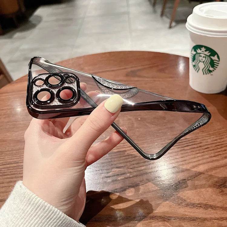 Electroplated TPU Transparent Apple Mobile phone Case - EX-STOCK Canada