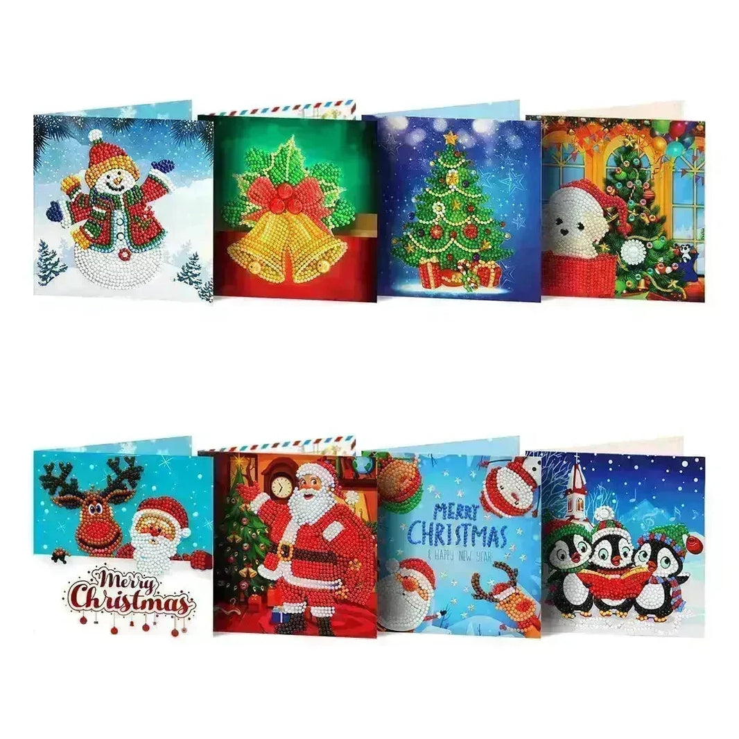 Handmade DIY Christmas Card Piece Diamond Painting - EX-STOCK CANADA