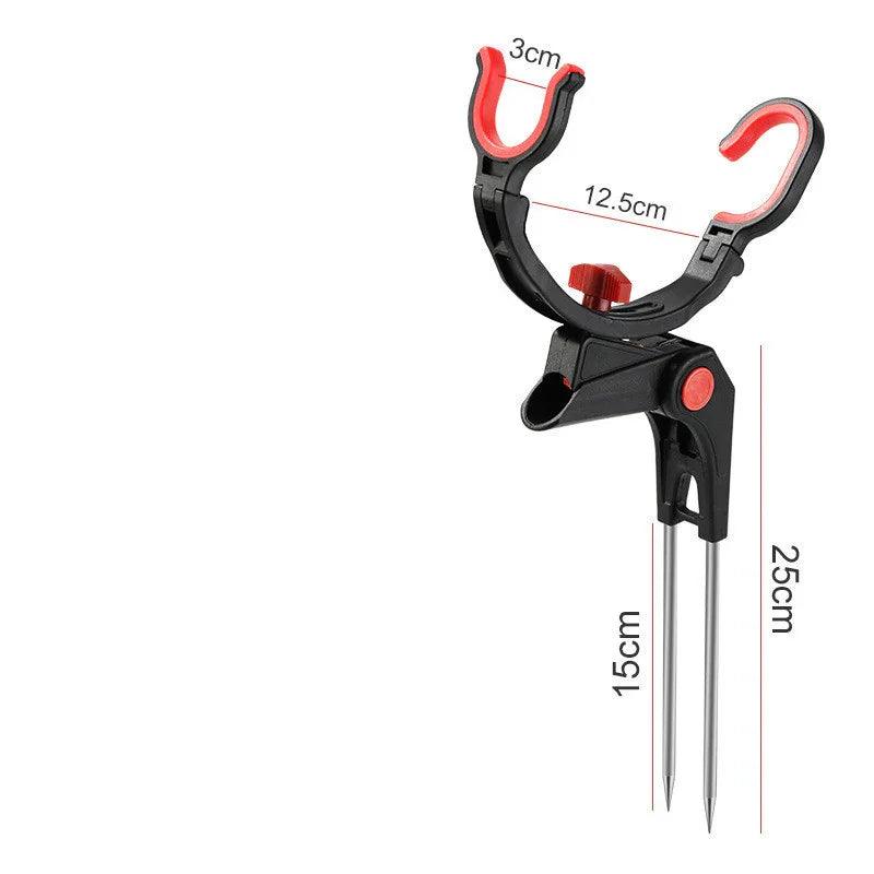 Support de canne à pêche en acier anti-rouille pour pêche à l'angle, porte-canne et accessoires de pêcheEX-STOCK Canada