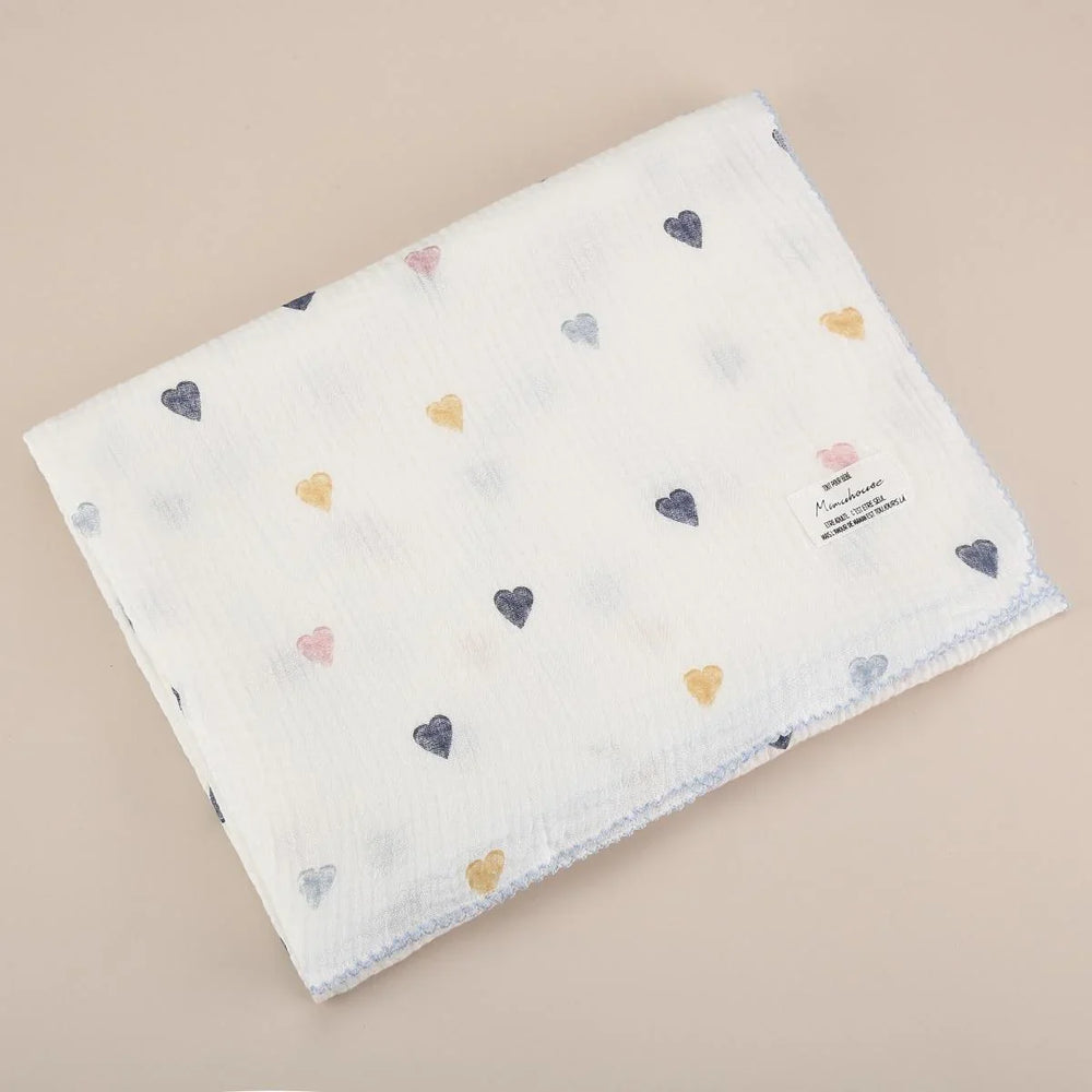 Manta con cubierta de gasa de doble capa, edredón fino, saco de dormirEX-STOCK Canada