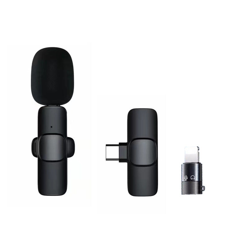 Short Video Shooting Mobile Phone Live Broadcast Wireless Lavalier Microphone EX-STOCK Canada