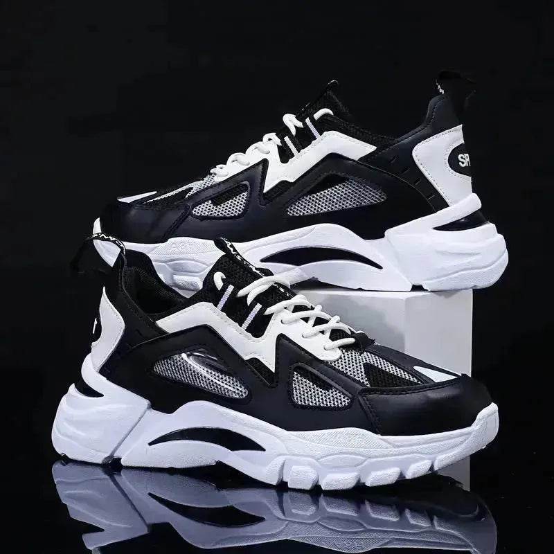 Y2K Fashion Outfit White Sneakers Men Non Slip Walking Running Shoes Sports - EX-STOCK Canada