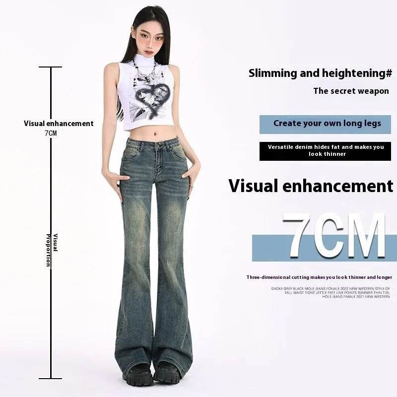 High Street Hot Girl Loose Retro Skinny Baggy Jeans Pant For Women - EX-STOCK Canada
