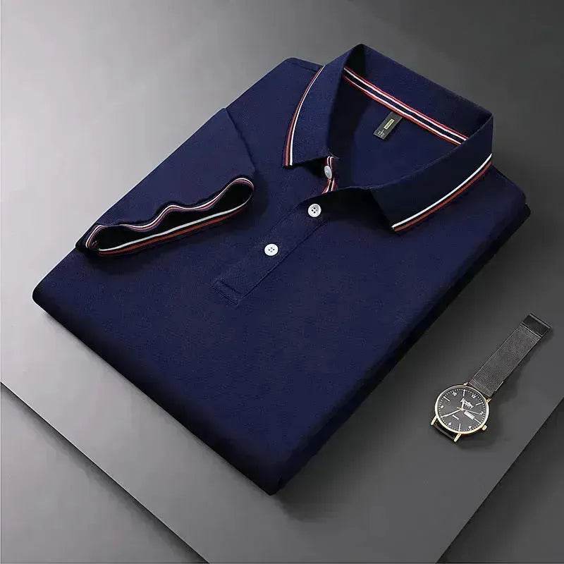 Summer Men's Polo Shirt Lapel T-shirt Collar T-shirt for Men - EX-STOCK Canada