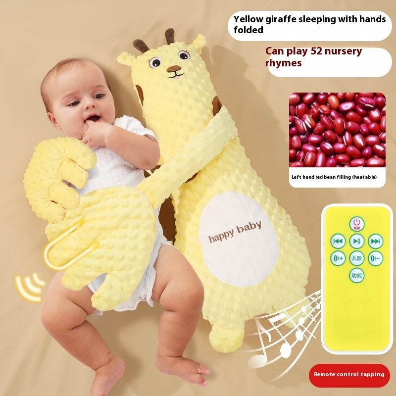 Infant Exhaust Pillow Hand Remote Controlled Soothing For Baby Sleep Cartoon Plush Toddler Comforting Hand EX-STOCK Canada