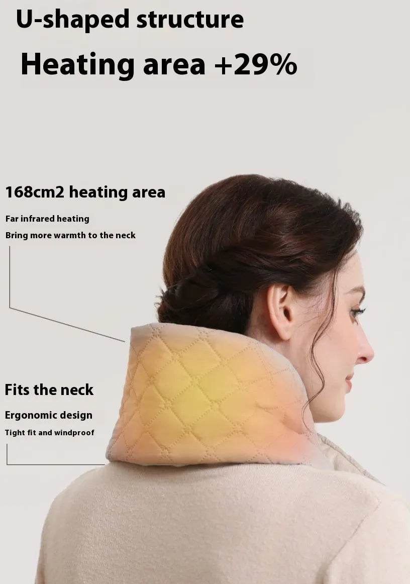 Electric Heating Scarf 3 Gear Heating Pads Outdoor Warm Heated Scarf USB Heater Thermal Shawl Neck Brace Warm Bib For Women Men - EX-STOCK Canada
