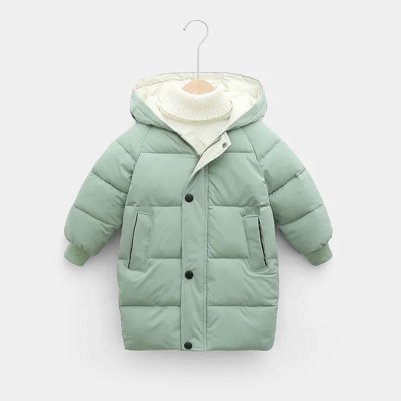 Children Winter Puffer Hoodie Windproof Jacket kids - EX-STOCK Canada