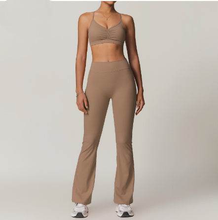 2pcs Yoga Outfit set Sport Fitness Workout Gym wear for women - EX-STOCK Canada