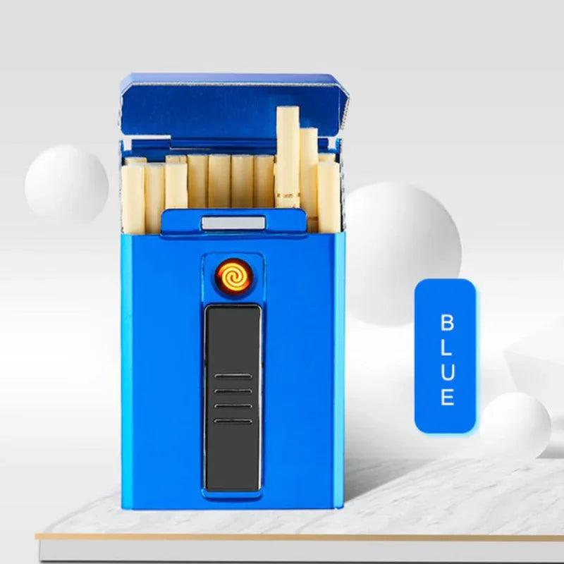 Étui à cigarettes rechargeable pour dix cigarettes fines conventionnellesEX-STOCK Canada
