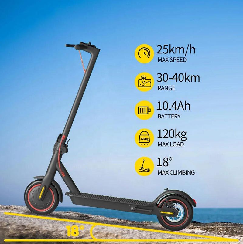 D01 Foldable Electric Scooter – 350W Motor, 40km/h, 30–40km Range EX-STOCK