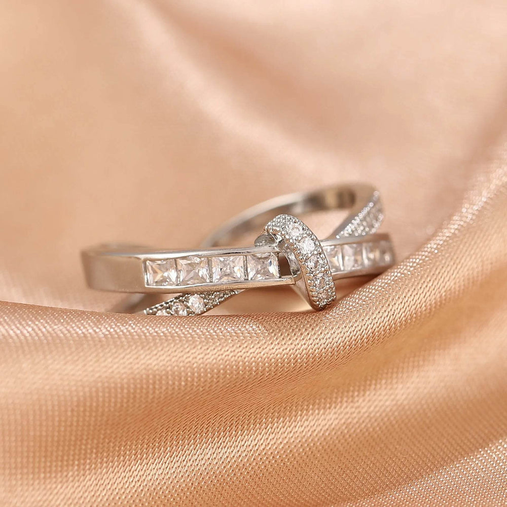 Niche Opening Adjustable Non-fading Cross Ring - EX-STOCK Canada