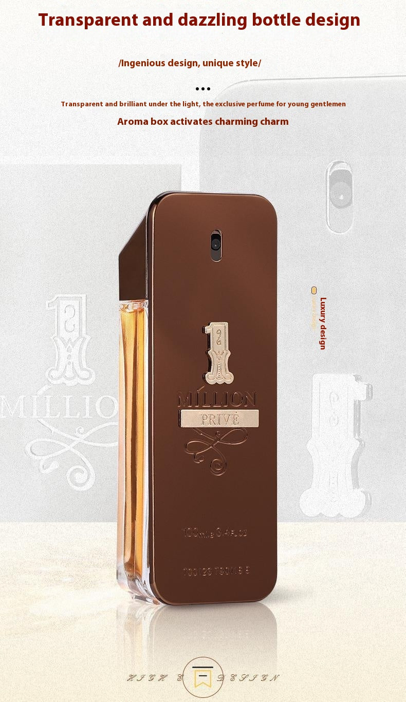 Parfum pour hommes 100 ml Gold Million Dollar Man - EX-STOCK Canada