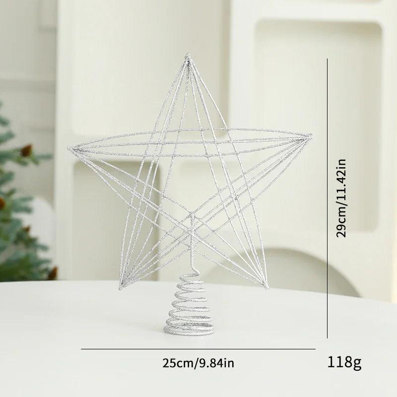 Eight Awn Star Champagne Christmas Decoration Ornaments EX-STOCK Canada