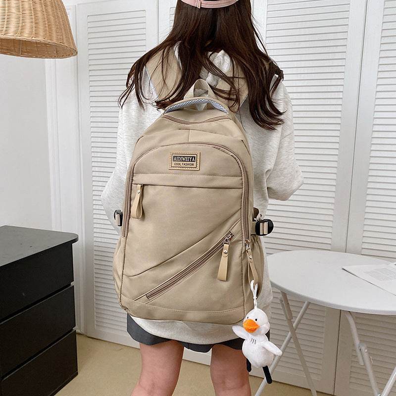 Large Capacity College Junior High School Backpack School Bag - EX-STOCK Canada