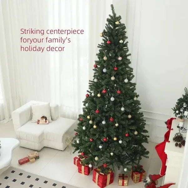 9ft Artificial Christmas Trees With 2132 Branch Tips, Auto Open And Steel Base, Green EX-STOCK Canada
