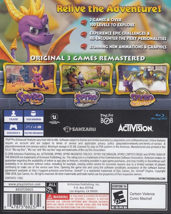 SPYRO - TRILOGIE RÉINCARNÉE