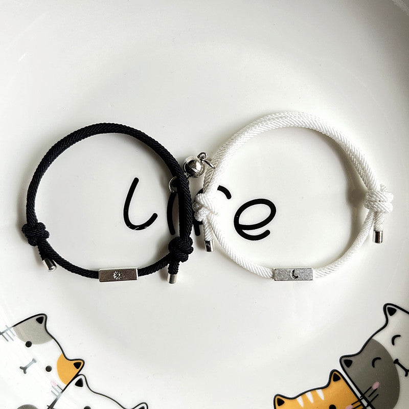 Alloy Sun And Moon Couple Bracelets A Pair - EX-STOCK Canada