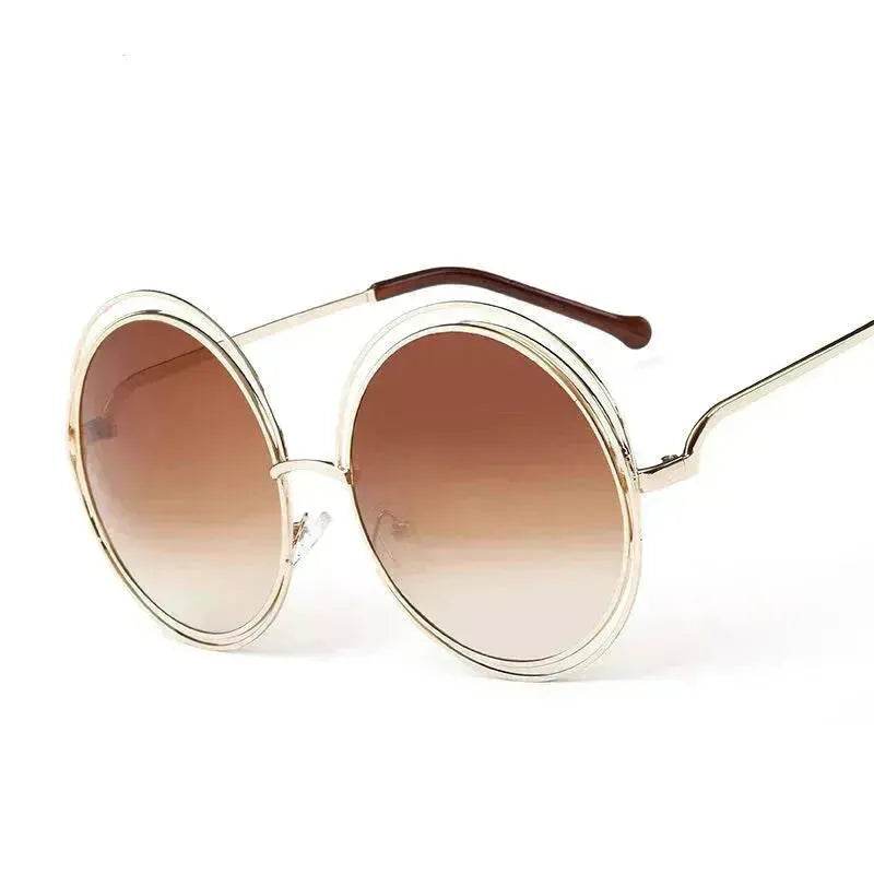 Large Frame Round Frame Unisex Sun Glasses True Film Ink Mirror Flat Light Mirror - EX-STOCK Canada