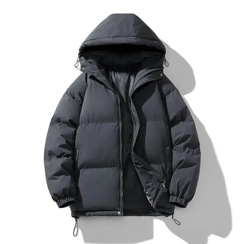 Men's Hoodie Padded Coat Thickened Cotton-padded Clothes Loose Casual Cotton-padded Jacket - EX-STOCK Canada