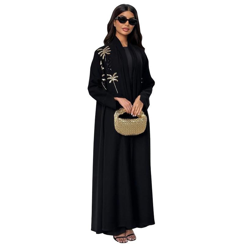 Fashion Muslim Women's Wear Embroidered Robe - EX-STOCK Canada