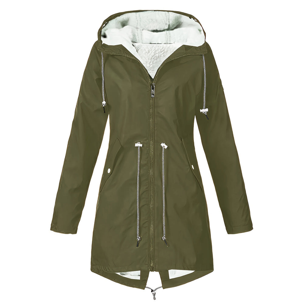 Women's Hooded Plush-Lined Coat ā 6 Colours, Sā5XL