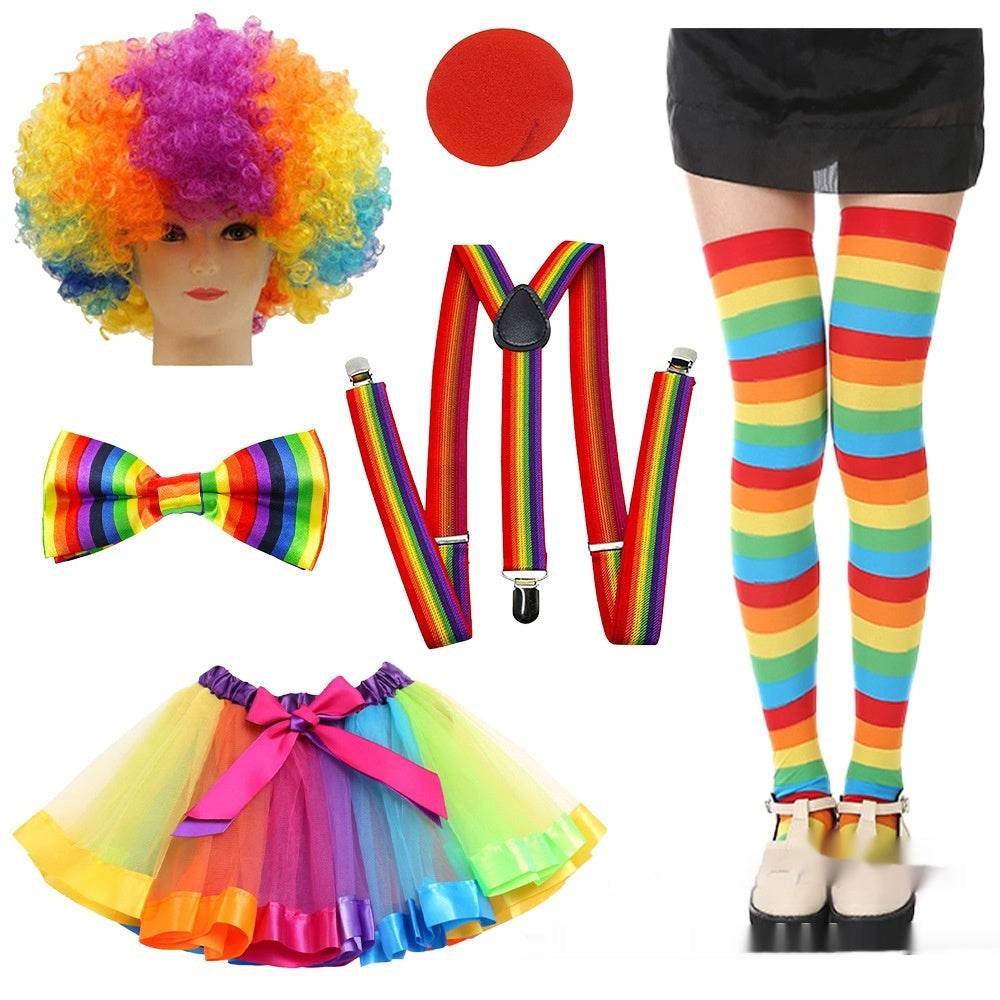 Halloween Clown Wig Dress Up Costume - EX-STOCK Canada