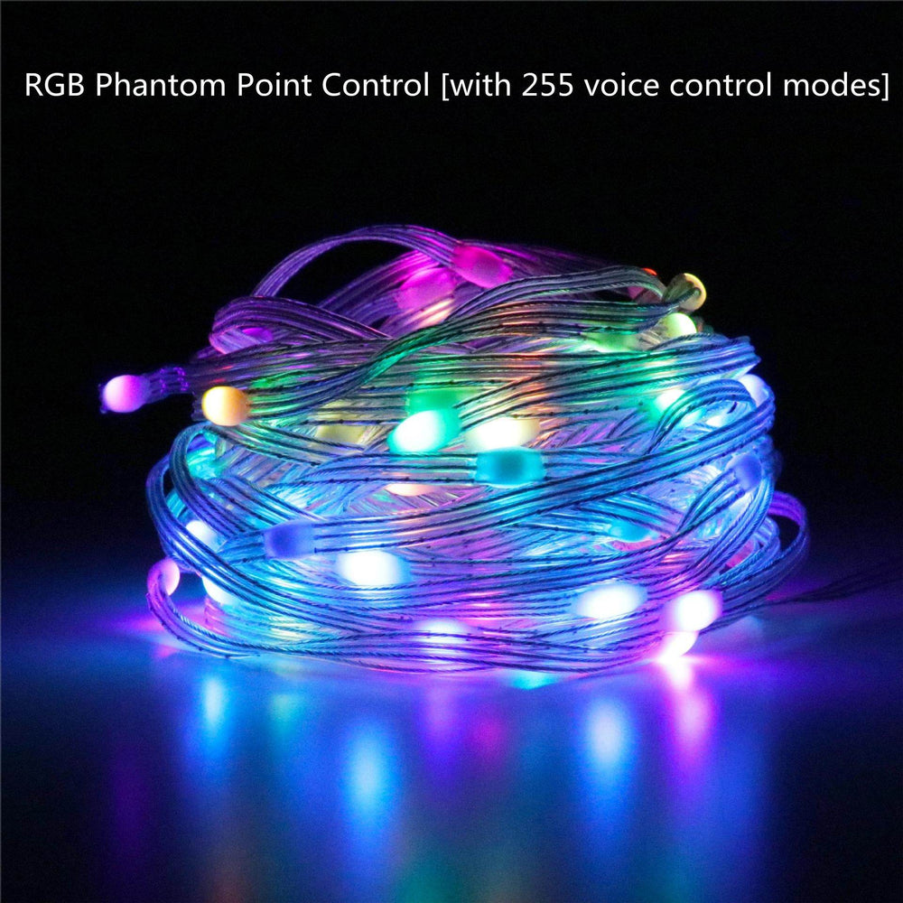 Smart Point Control Voice Control Lighting Chain Mobile Phone Bluetooth APP Control - EX-STOCK Canada