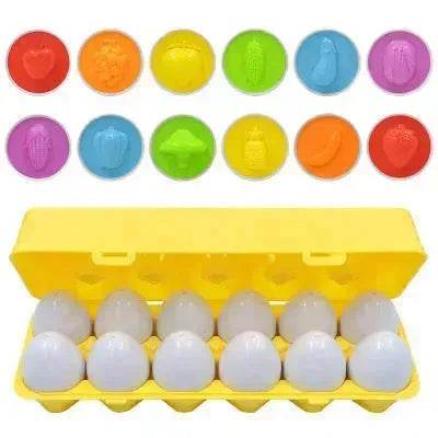 Baby Learning Educational Toy Smart Egg Toy Games Shape Matching Sorters Toys Montessori Eggs Toys For Kids Children - EX-STOCK Canada