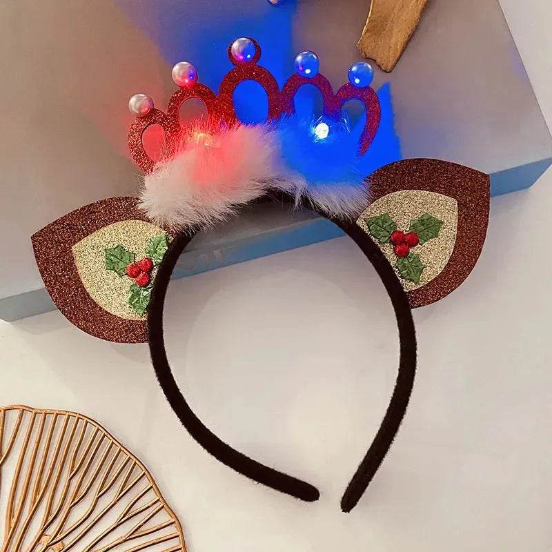 Christmas With Light Headband Snowflake Women's - EX-STOCK Canada