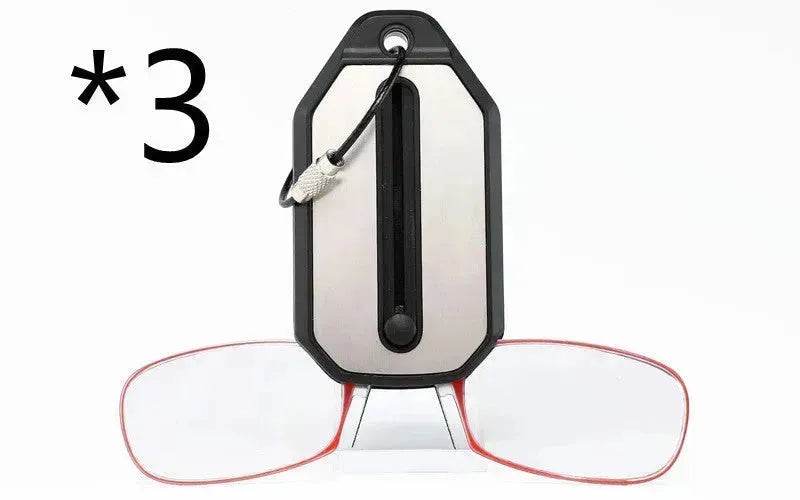 Mini Nose Clip On Portable Reading Glasses Men For Women Rimless Portable Magnifying Presbyopic Glasses Eyewear Ladies - EX-STOCK Canada