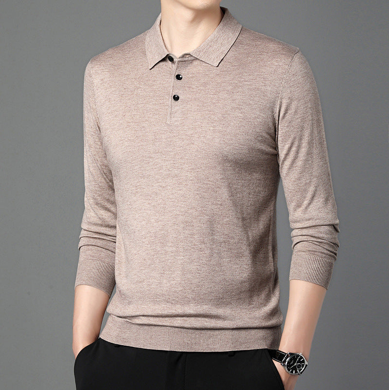 New Winter Mens Polo-Neck Knitted Sweater | EX-STOCK product gallery photo 1
