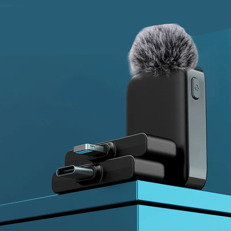 Wireless Lavalier Microphone Dual Core Noise Cancelling Microphone EX-STOCK Canada