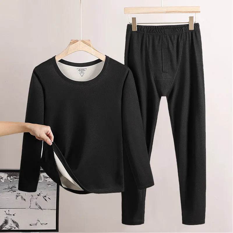Men's Thermal Underwear Fleece-lined Double-sided Brushed Long John set - EX-STOCK Canada