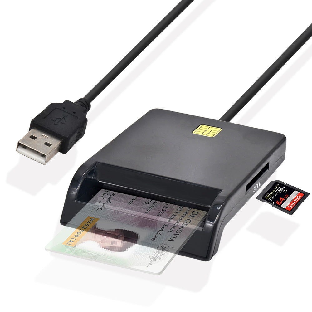Smart All-in-One IC Card Tax Filing Reader – Black 3