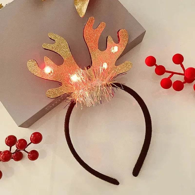Christmas With Light Headband Snowflake Women's - EX-STOCK Canada