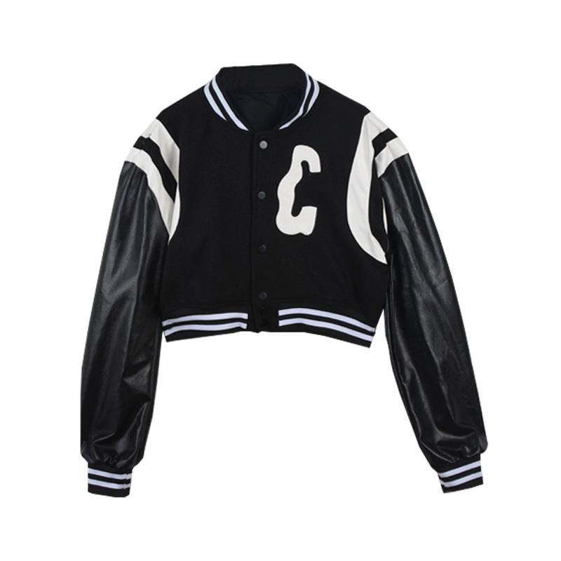 Retro Cropped Athleisure Jacket women - EX-STOCK Canada