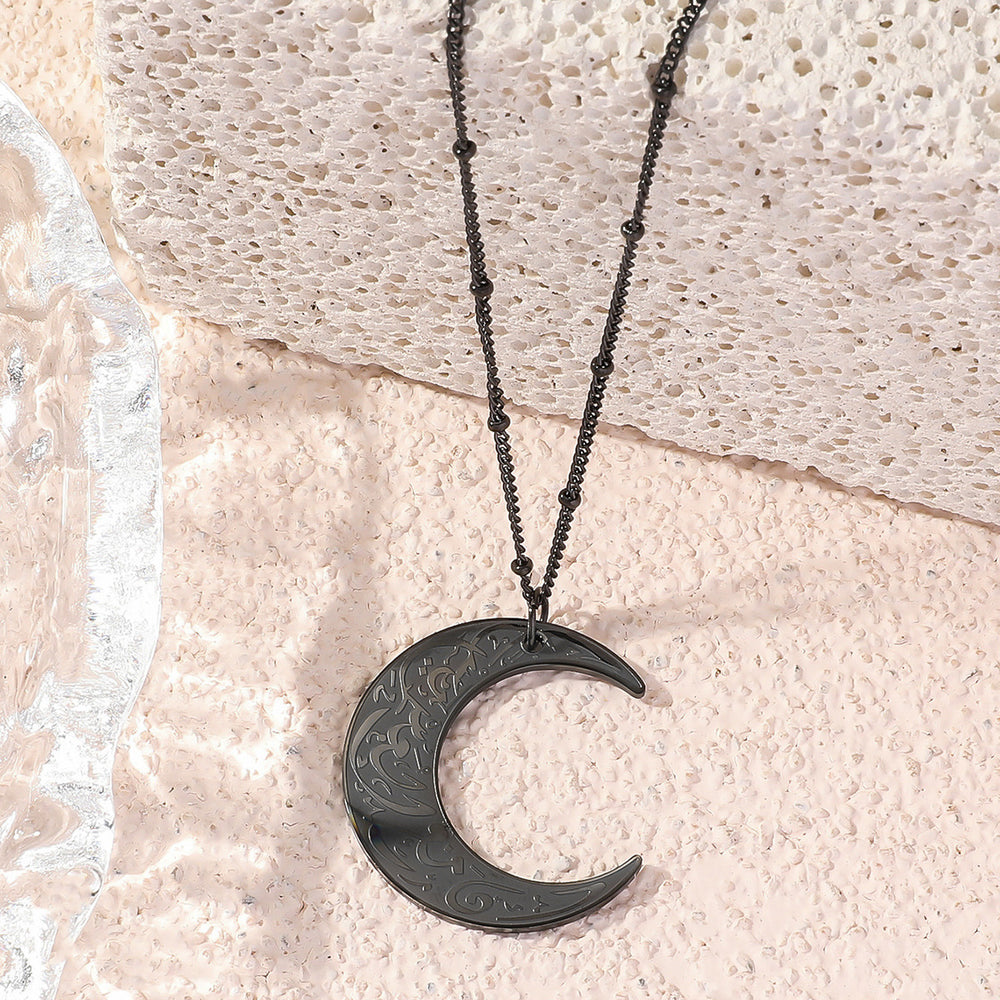 Collier Lune Arabe Simple pour Hommes et Femmes - EX-STOCK Canada