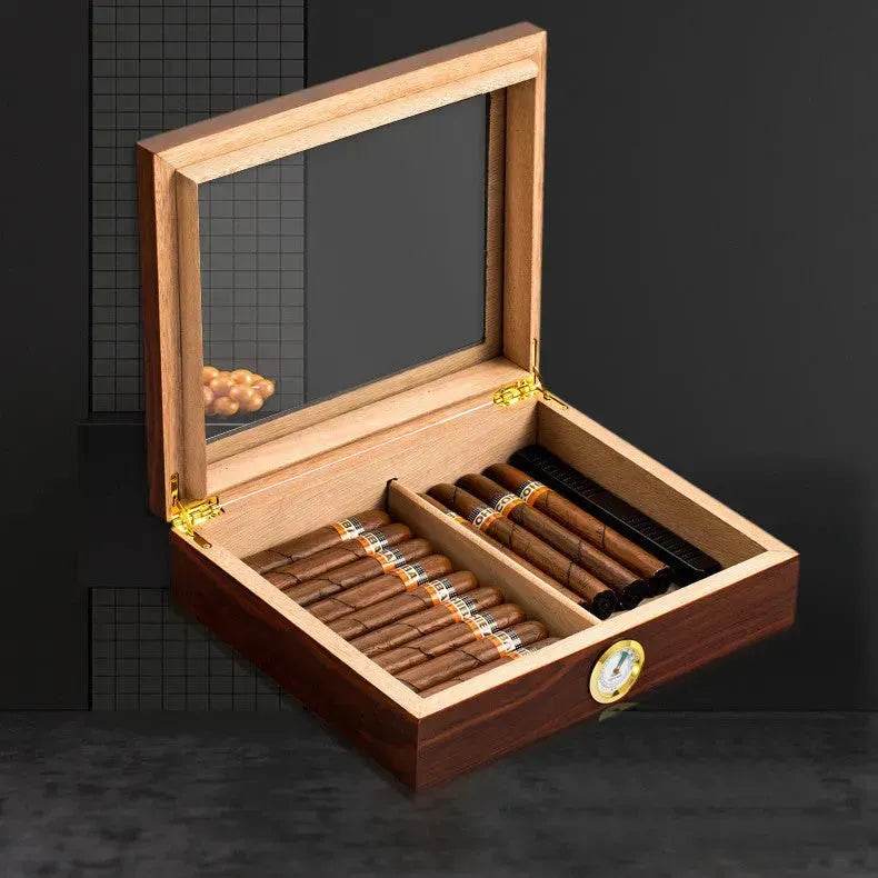 Large Capacity Wooden Storage Humidor Cigar Box - EX-STOCK Canada
