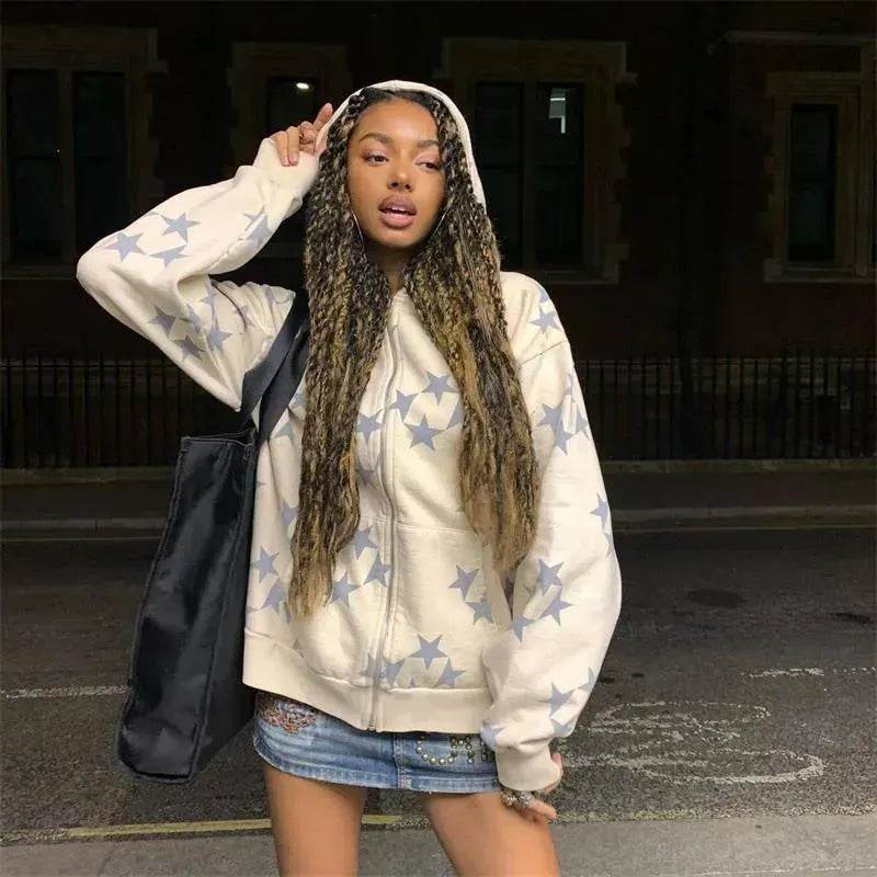 Fall Winter street Hip pop Unsex zip-up Hoodie Cardigan Outwear - EX-STOCK Canada