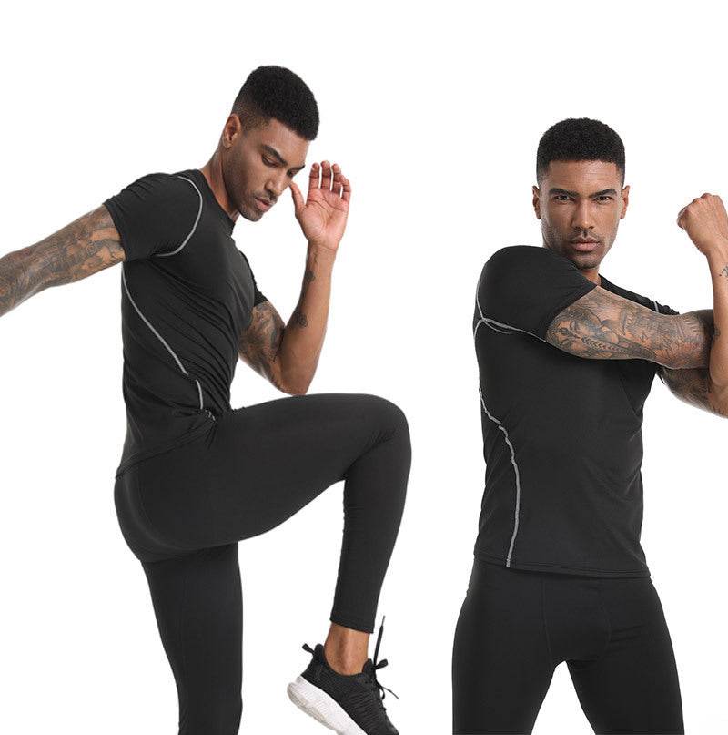 Short sleeve Muscle Fit Workout shirt for men - EX-STOCK Canada